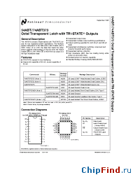 Datasheet 54ABT manufacturer National Semiconductor
