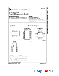 Datasheet 54AC378 manufacturer National Semiconductor