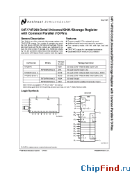 Datasheet 54F299 manufacturer National Semiconductor
