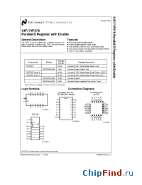 Datasheet 54F378 manufacturer National Semiconductor