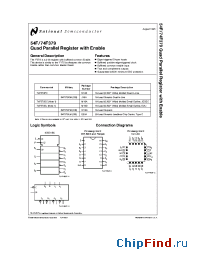 Datasheet 54F379FMQB manufacturer National Semiconductor