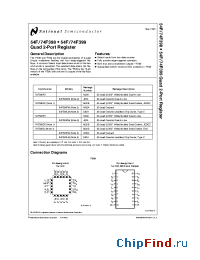 Datasheet 54F398 manufacturer National Semiconductor