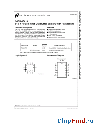 Datasheet 54F413 manufacturer National Semiconductor