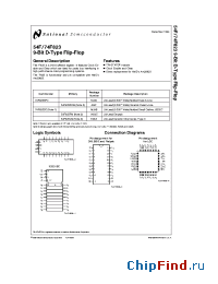 Datasheet 54F823SDM manufacturer National Semiconductor
