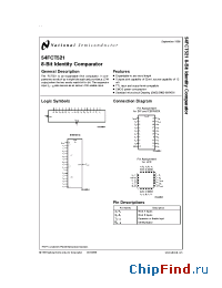 Datasheet 54FCT521A manufacturer National Semiconductor