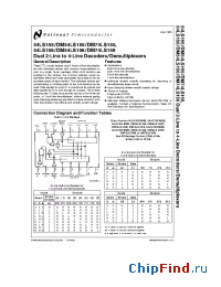 Datasheet 54LS155LMQB manufacturer National Semiconductor