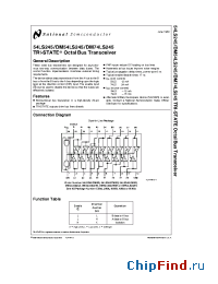 Datasheet 54LS245 manufacturer National Semiconductor