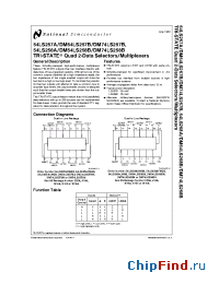 Datasheet 54LS257 manufacturer National Semiconductor