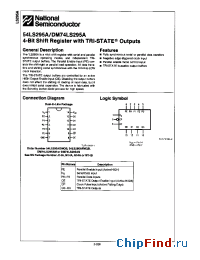 Datasheet 54LS295A manufacturer National Semiconductor