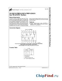 Datasheet 54LS367 manufacturer National Semiconductor