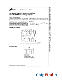 Datasheet 54LS368A manufacturer National Semiconductor
