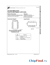 Datasheet 54LS379DMQB manufacturer National Semiconductor