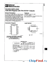 Datasheet 54LS395 manufacturer National Semiconductor