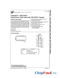 Datasheet 5962-9218001M2A manufacturer National Semiconductor