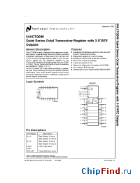 Datasheet 5962-9219601M3A manufacturer National Semiconductor
