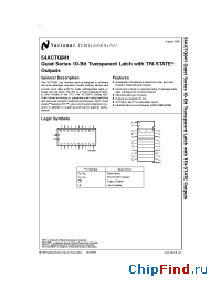 Datasheet 5962-9220001M3A manufacturer National Semiconductor