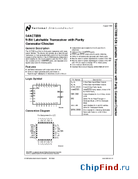 Datasheet 5962-9314101MXA manufacturer National Semiconductor