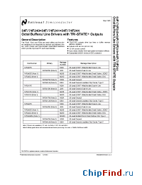Datasheet 74F241PC manufacturer National Semiconductor