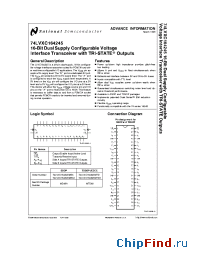 Datasheet 74LVXC164245 manufacturer National Semiconductor