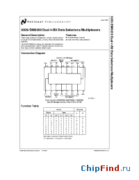 Datasheet 9309DMQB manufacturer National Semiconductor