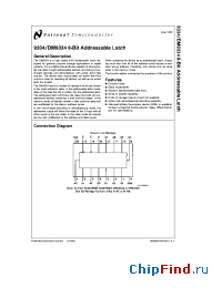 Datasheet 9334 manufacturer National Semiconductor