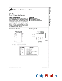 Datasheet 93L09DMQB manufacturer National Semiconductor