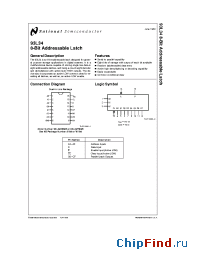 Datasheet 93L34 manufacturer National Semiconductor