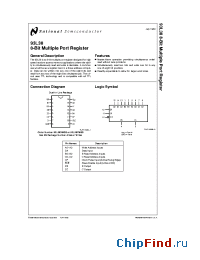 Datasheet 93L38 manufacturer National Semiconductor