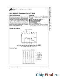 Datasheet 9601 manufacturer National Semiconductor