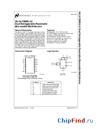 Datasheet 96L02DMQB manufacturer National Semiconductor