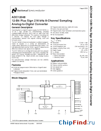 Datasheet ADC12048CI manufacturer National Semiconductor
