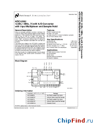 Datasheet ADC12062 manufacturer National Semiconductor