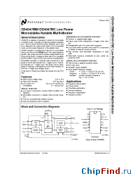 Datasheet CD4047 manufacturer National Semiconductor