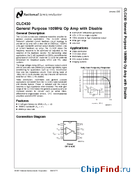 Datasheet CLC430AI manufacturer National Semiconductor