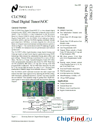 Datasheet CLC5902VLA manufacturer National Semiconductor