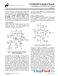 Datasheet CLC730033 manufacturer National Semiconductor