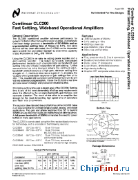 Datasheet COMLINEARCLC200 manufacturer National Semiconductor