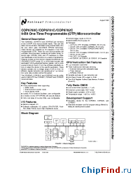 Datasheet COP8780C manufacturer National Semiconductor