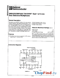 Datasheet DM54253 manufacturer National Semiconductor