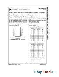 Datasheet DM54ALS390J manufacturer National Semiconductor