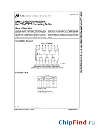 Datasheet DM54LS366A manufacturer National Semiconductor