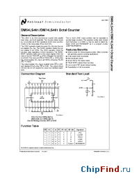 Datasheet DM54LS461J manufacturer National Semiconductor