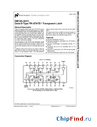 Datasheet DM74ALS373WM manufacturer National Semiconductor