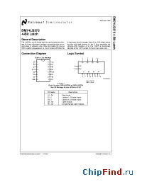 Datasheet DM74LS375 manufacturer National Semiconductor
