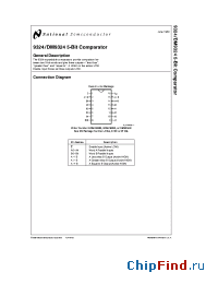 Datasheet DM9324J/883 manufacturer National Semiconductor
