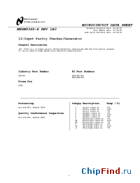 Datasheet DM9348J-MIL manufacturer National Semiconductor