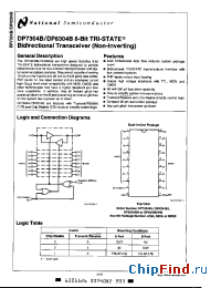 Datasheet DP8304BWM manufacturer National Semiconductor