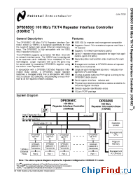 Datasheet DP83850CVF manufacturer National Semiconductor