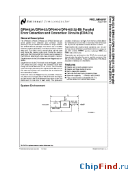 Datasheet DP8402AV manufacturer National Semiconductor