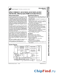 Datasheet DP8417N-70 manufacturer National Semiconductor